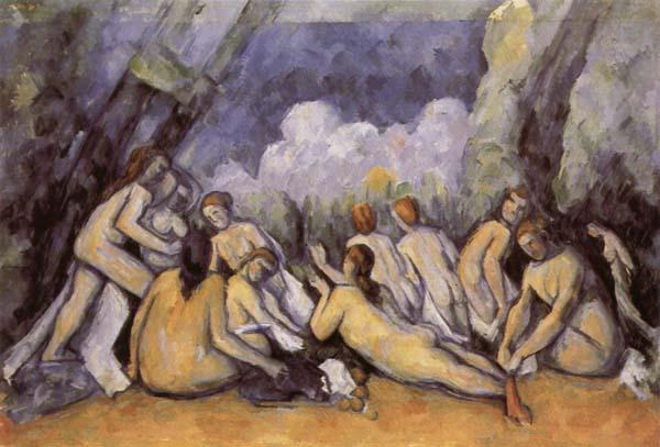 Paul Cezanne The Large Bathers Sweden oil painting art